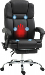 Kancelářská židle s vibrační masáží | černá