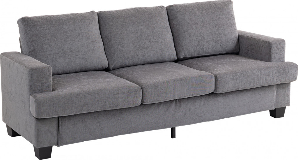 3místná čalouněná pohovka, 213 x 82 x 90 cm | šedá