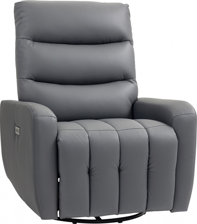 Elektrické polohovací TV křeslo | šedé