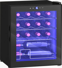 Volně stojící chladnička na víno | černá č.1