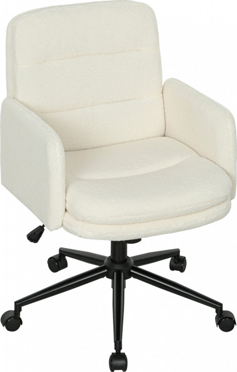 Kancelářská židle s houpací funkcí | krémově bílá