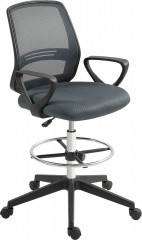 Ergonomická kancelářská židle s područkami | šedá č.1