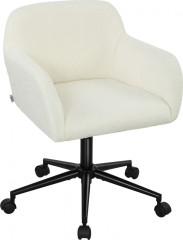 Kancelářská židle s nosností až 120 kg | krémově bílá č.1