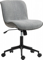 Výškově nastavitelná kancelářská židle bez područek | tmavě šedá č.1