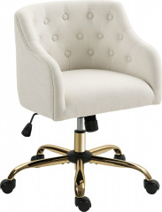 Výškově nastavitelná kancelářská židle | béžová č.1