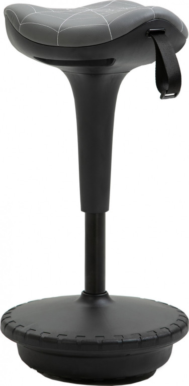 Kancelářská stolička s funkcí otáčení 65,5-83,5 cm | šedá