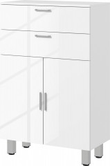 Koupelnová skříňka se 2 zásuvkami 60 x 30 x 93 cm | bílá č.1