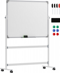 Magnetická Tabule 120x90 cm – S Fixem a Stěrkou | bílá č.3