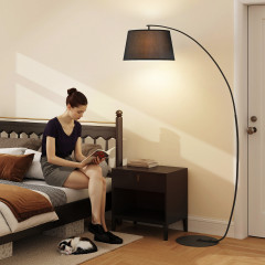 Oblouková stojací lampa | černá č.1