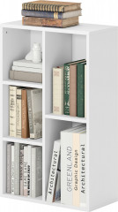 Regál na knihy | bílý č.1