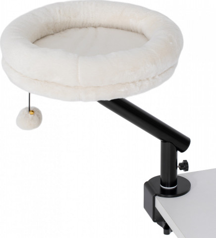 Kočičí pelíšek s možností přidělání ke stolu | krémově bílý č.2