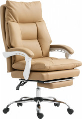 Ergonomická kancelářská židle s bederní opěrkou | světle hnědá