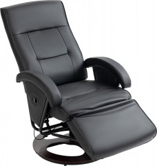 Polohovatelné otočné TV křeslo | černé č.1