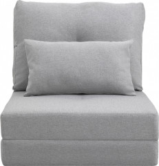 Rozkládací podlahové křeslo 2v1 | šedé č.1