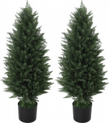 Umělý cypřiš 80 cm, 2 kusy | zelené
