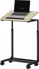 Odkládací stolek ve tvaru C | bílý