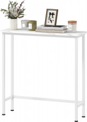Předsíňový stolek s nastavitelnými podnožkami | bílý č.1