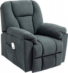 Elektrické polohovací křeslo | tmavě šedé č.2