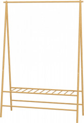 Bambusový věšák s policemi 116 x 43,5 x 160 cm | přírodní