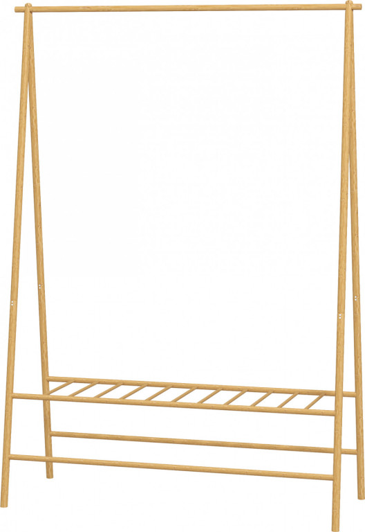 Bambusový věšák s policemi 116 x 43,5 x 160 cm | přírodní
