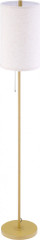 Stojací lampa se stínítkem | krémově bílá č.1