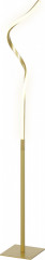 Stmívatelná LED stojací lampa s nožním spínačem | zlatá č.1