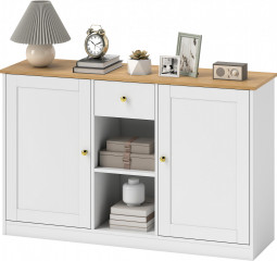 Úložná kuchyňská skříňka, 120 x 35 x 75,2 cm | bílá č.1