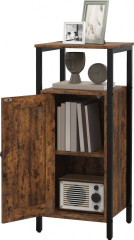 Konferenční stolek v industriálním designu, 34 x 30 x 80 cm | rustikálně hnědý č.1