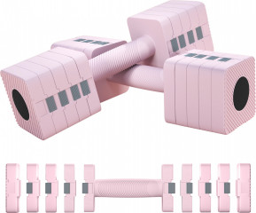 Činky 2x5 kg | růžové č.1