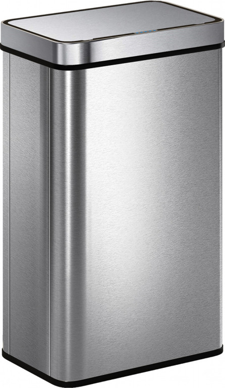 Odpadkový koš se senzorem 60 litrů | stříbrný