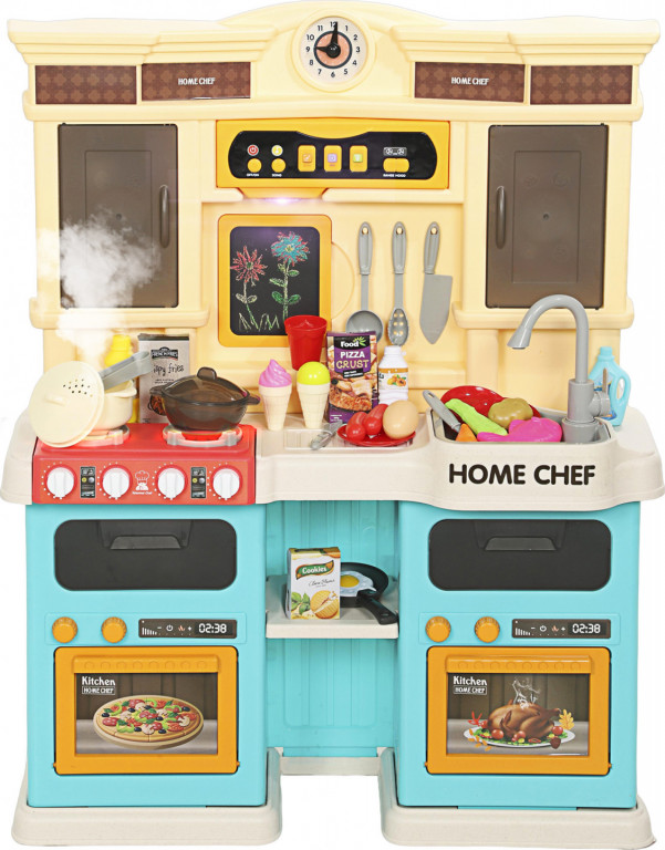 Dětská kuchyňka na hraní s tekoucí vodou | zelená