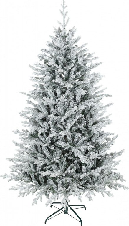 Umělý vánoční stromek se sněhem, 180 cm | zelený