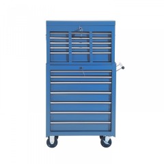 Dielenský vozík na náradie s 16 zásuvkami | modrý č.2