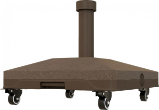 Stojan na slunečník 45 x 45 x 39 cm | hnědý č.1