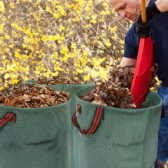 Zahradní pytle 3x120 litrů | zelené č.3