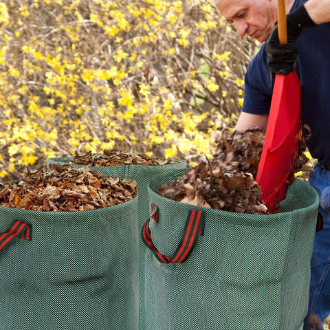 Zahradní pytle 3x120 litrů | zelené č.3