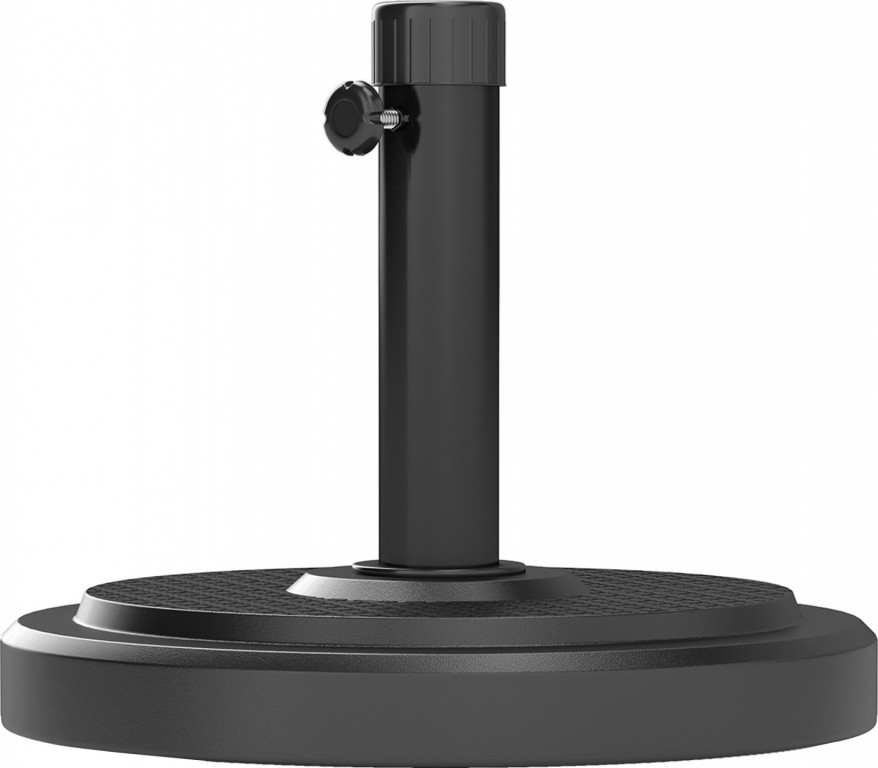 Kulatý stojan pro slunečníky | černý