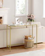 Konzolový stolek 20 x 100 x 80 cm | světle zlatý č.1