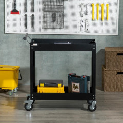 Dílenský vozík 84,5 x 38 x 84 cm | černý č.2