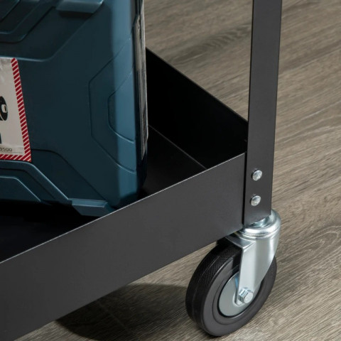 Dílenský vozík 84,5 x 38 x 84 cm | černý č.6
