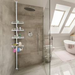 Teleskopická sprchová police 155-230 cm č.1