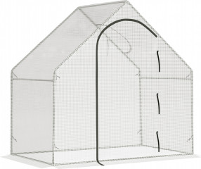 Skleník 180 x 100 x 168 cm | bílý č.1