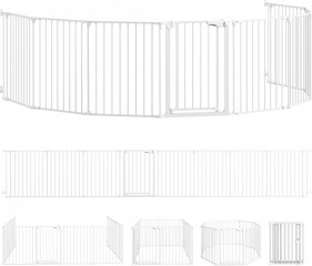 Výběh pro štěňata, 8 kusů 61 x 75 cm | bílý č.1