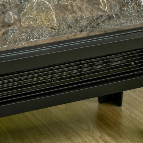 Elektrický krb s 3D efektem plamene | černý č.5