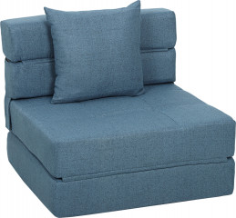 Křeslo rozložitelné na lůžko pro hosty | tmavě modré č.1