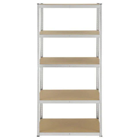 Robustní regál stříbrný | 200 x 100 x 60 cm č.3