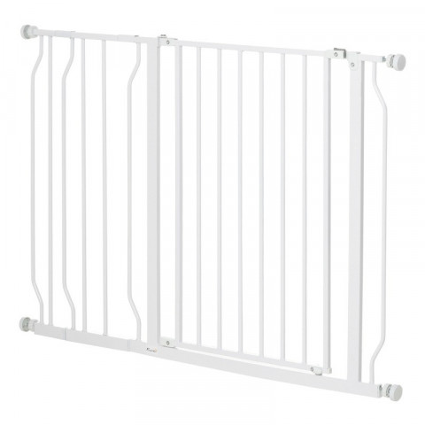 Bezpečnostní branka do dveří pro psy 75-115 cm | bílá č.4