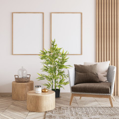 Umělý bambus 90 cm | zelený č.1