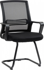 Ergonomická židle se síťovinou a kovovou konstrukcí | černá č.1