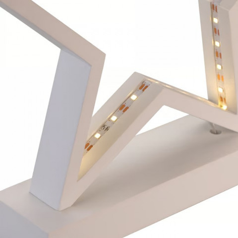 LED dřevěná hvězda | bílá č.5